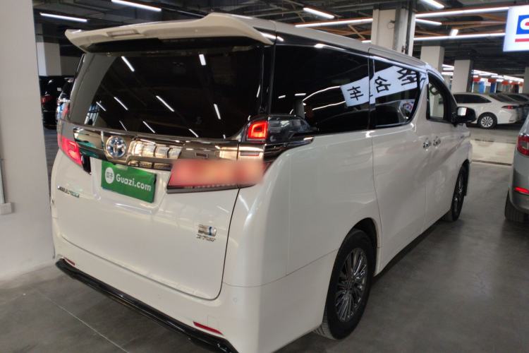 Used Toyota Vellfire 2019 Dual-Engine 2.5L HV Luxury Edition Rear Right 45 Deg