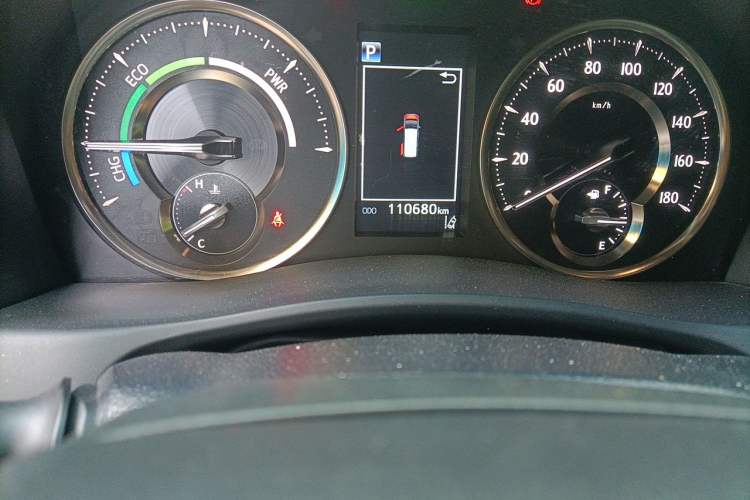 Used Toyota Vellfire 2020 Dual-Engine 2.5L HV Prestige Edition Odometer Close Up