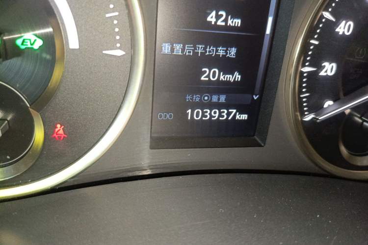 Used Toyota Vellfire 2020 Dual-Engine 2.5L HV Prestige Edition Odometer Close Up