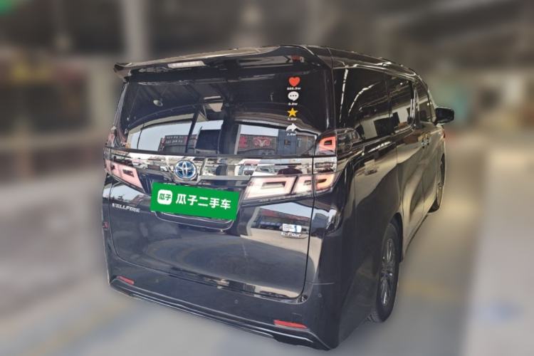 Used Toyota Vellfire 2020 Dual-Engine 2.5L HV Luxury Edition Rear Right 45 Deg