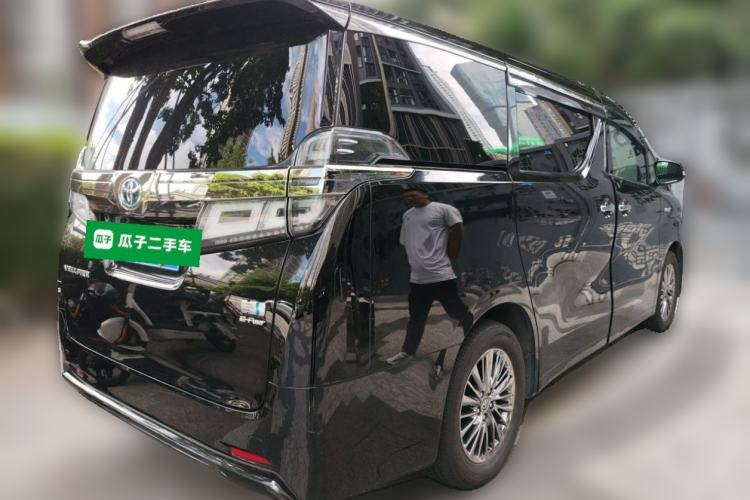 Used Toyota Vellfire 2020 Dual-Engine 2.5L HV Luxury Edition Rear Right 45 Deg