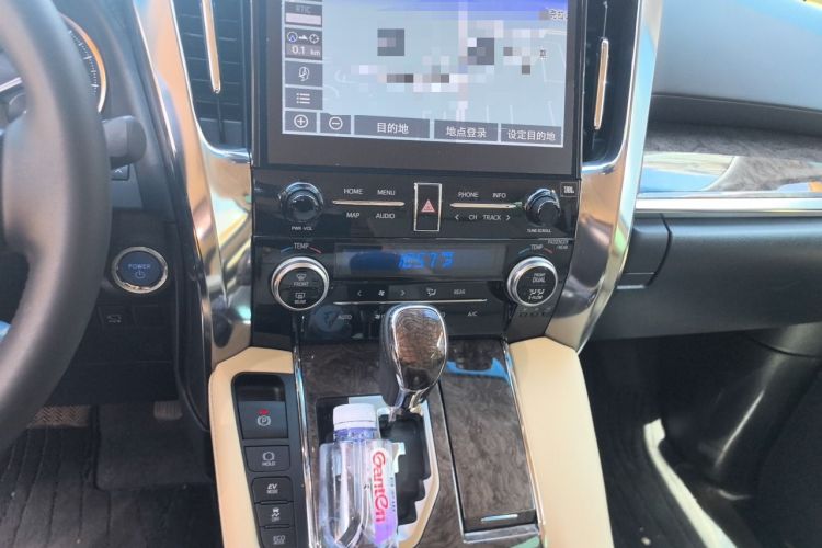 Used Toyota Vellfire 2020 Dual-Engine 2.5L Black Gold Limited Edition Audio And AC Panel