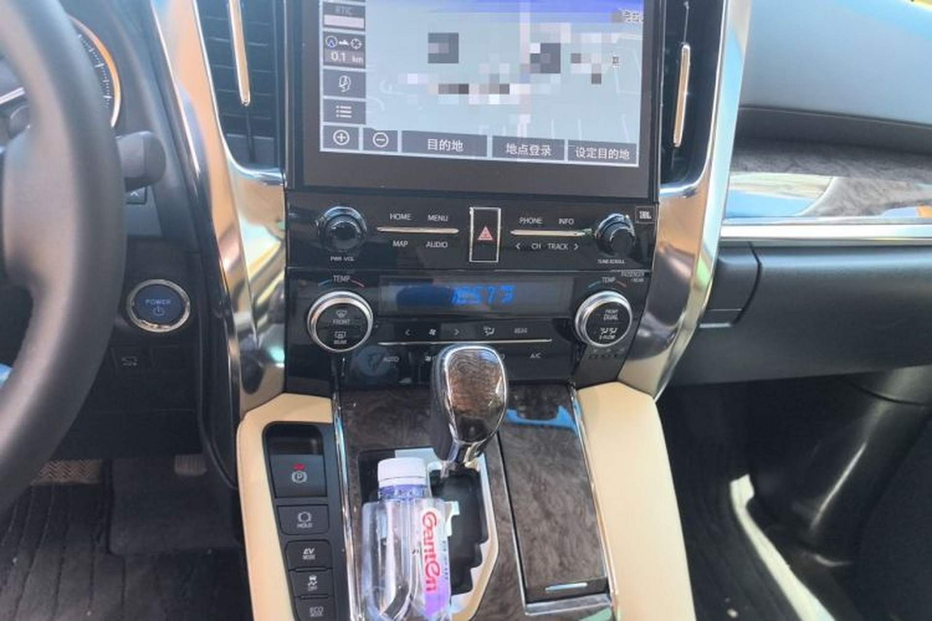Used Toyota Vellfire 2020 Dual-Engine 2.5L Black Gold Limited Edition Audio And AC Panel