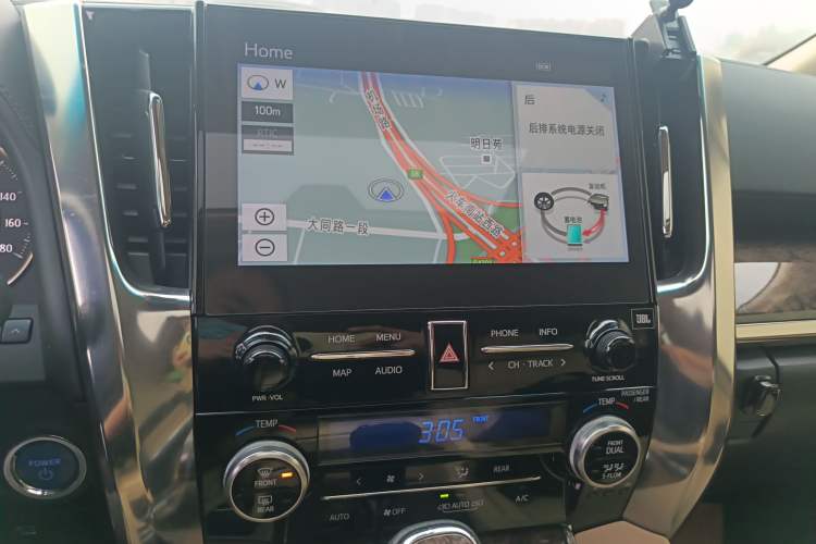 Used Toyota Vellfire 2020 Dual-Engine 2.5L HV Prestige Edition Audio And AC Panel