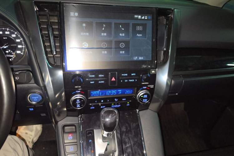 Used Toyota Vellfire 2020 Dual-Engine 2.5L HV Luxury Edition Audio And AC Panel