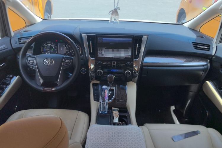 Used Toyota Vellfire 2020 Dual-Engine 2.5L Black Gold Limited Edition Center Console