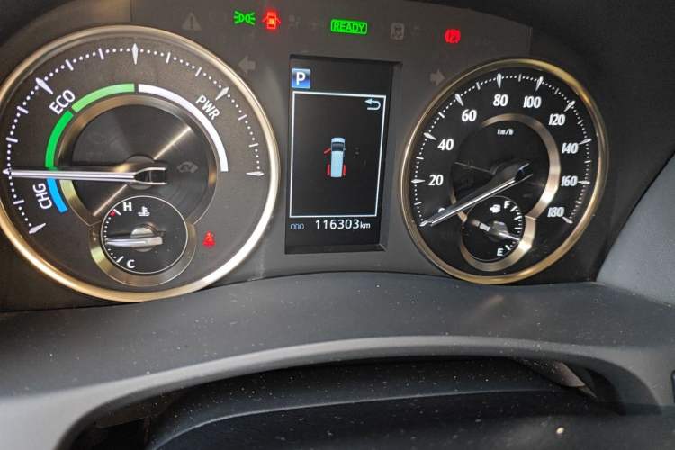 Used Toyota Vellfire 2020 Dual-Engine 2.5L HV Prestige Edition Odometer Close Up