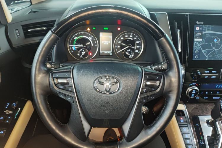 Used Toyota Vellfire 2020 Dual-Engine 2.5L Black Gold Limited Edition Steering Wheel