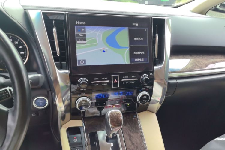 Used Toyota Vellfire 2021 Crown Dual-Engine 2.5L HV Supreme Edition Audio And AC Panel