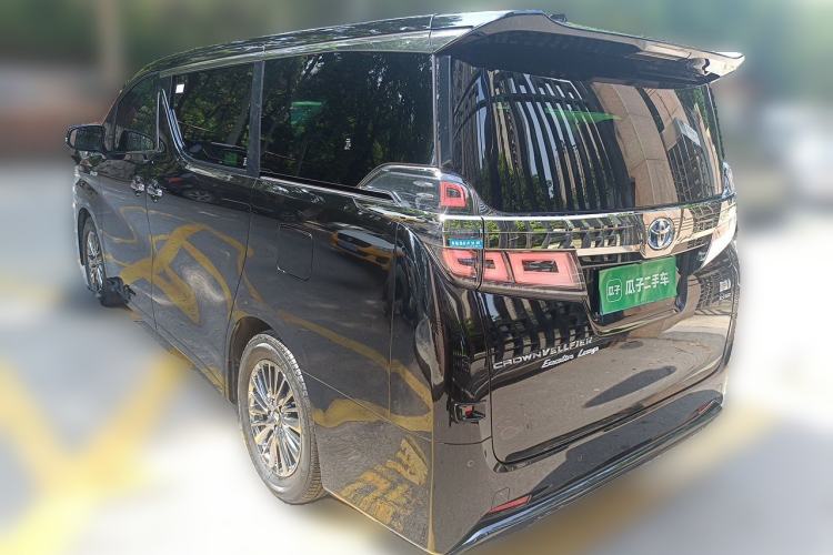 Used Toyota Vellfire 2021 Crown Dual-Engine 2.5L HV Prestige Edition Rear Left 45 Deg