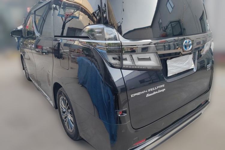 Used Toyota Vellfire 2021 Crown Dual-Engine 2.5L HV Supreme Edition Rear Left 45 Deg