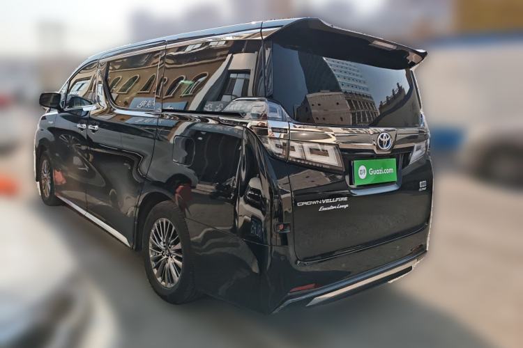 Used Toyota Vellfire 2021 Crown Dual-Engine 2.5L HV Supreme Edition Rear Left 45 Deg