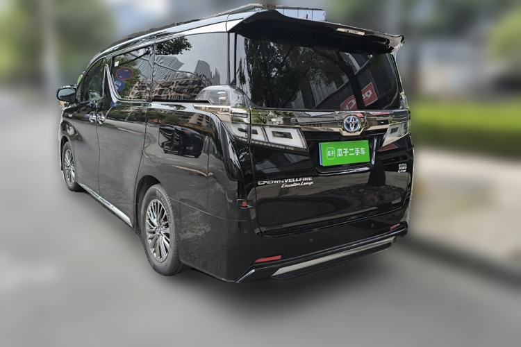 Used Toyota Vellfire 2021 Crown Dual-Engine 2.5L HV Supreme Edition Rear Left 45 Deg
