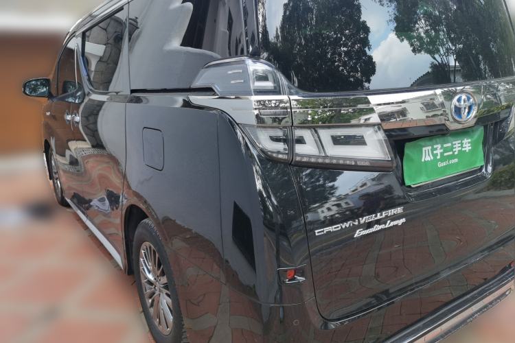 Used Toyota Vellfire 2021 Crown Dual-Engine 2.5L HV Supreme Edition Rear Left 45 Deg