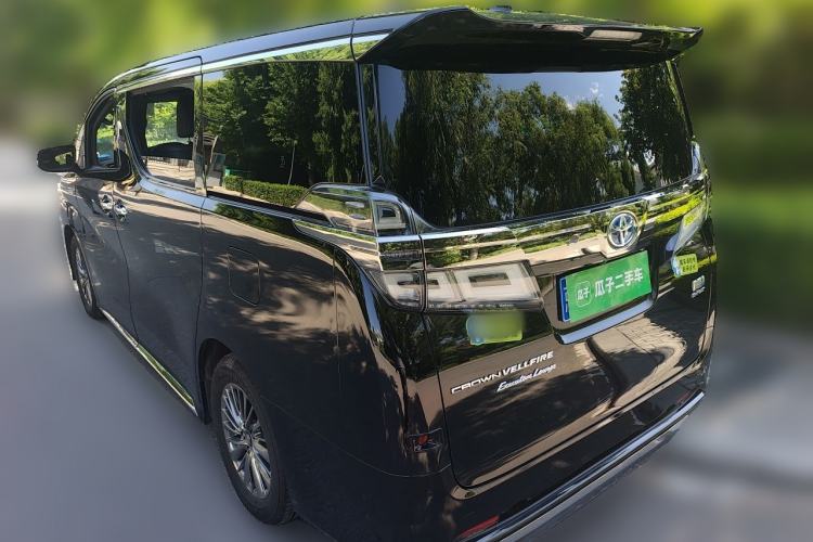 Used Toyota Vellfire 2021 Crown Dual-Engine 2.5L HV Supreme Edition Rear Left 45 Deg