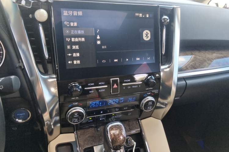 Used Toyota Vellfire 2021 Crown Dual-Engine 2.5L HV Supreme Edition Audio And AC Panel
