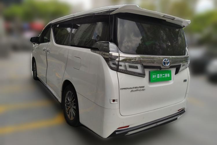 Used Toyota Vellfire 2021 Crown Dual-Engine 2.5L HV Supreme Edition Rear Left 45 Deg