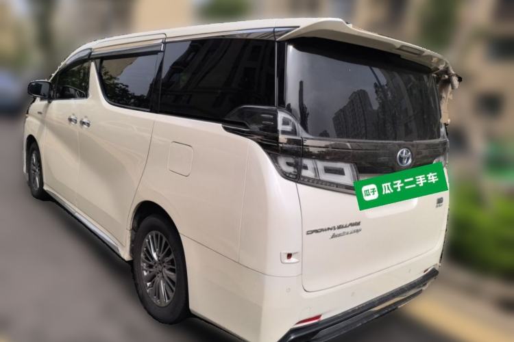 Used Toyota Vellfire 2021 Crown Dual-Engine 2.5L HV Supreme Edition Rear Left 45 Deg