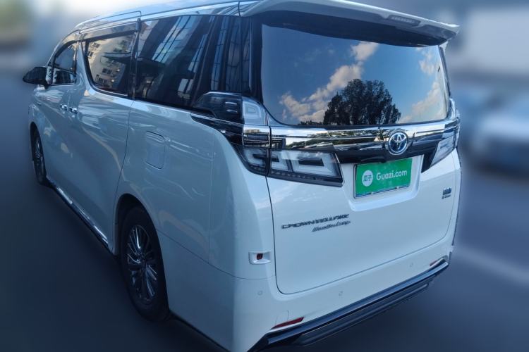 Used Toyota Vellfire 2021 Crown Dual-Engine 2.5L HV Supreme Edition Rear Left 45 Deg