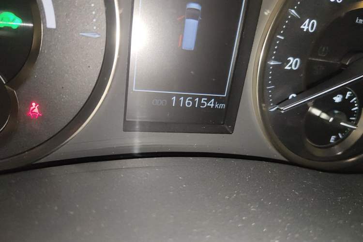 Used Toyota Vellfire 2023 Crown Dual-Engine 2.5L HV Prestige Edition Odometer Close Up