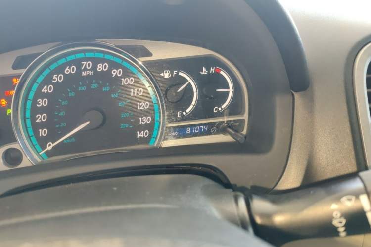 Used Toyota Venza  Odometer Close Up