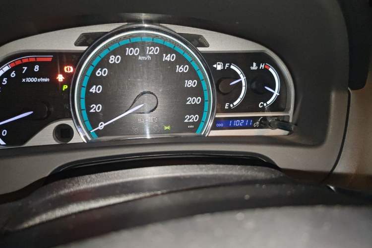 Used Toyota Venza 2013 2.7L 4x4 Luxury Edition Odometer Close Up