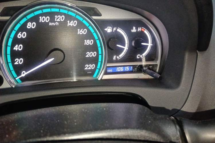 Used Toyota Venza 2013 2.7L 4x4 Luxury Edition Odometer Close Up
