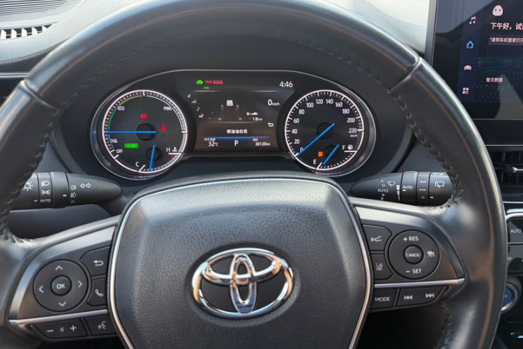 Used Toyota Venza 2022 Dual-Engine 2.5L CVT Two-Wheel Drive Prestige Edition Odometer Close Up
