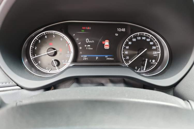 Used Toyota Venza 2022 2.0L CVT Two-Wheel Drive Luxury Edition Odometer Close Up