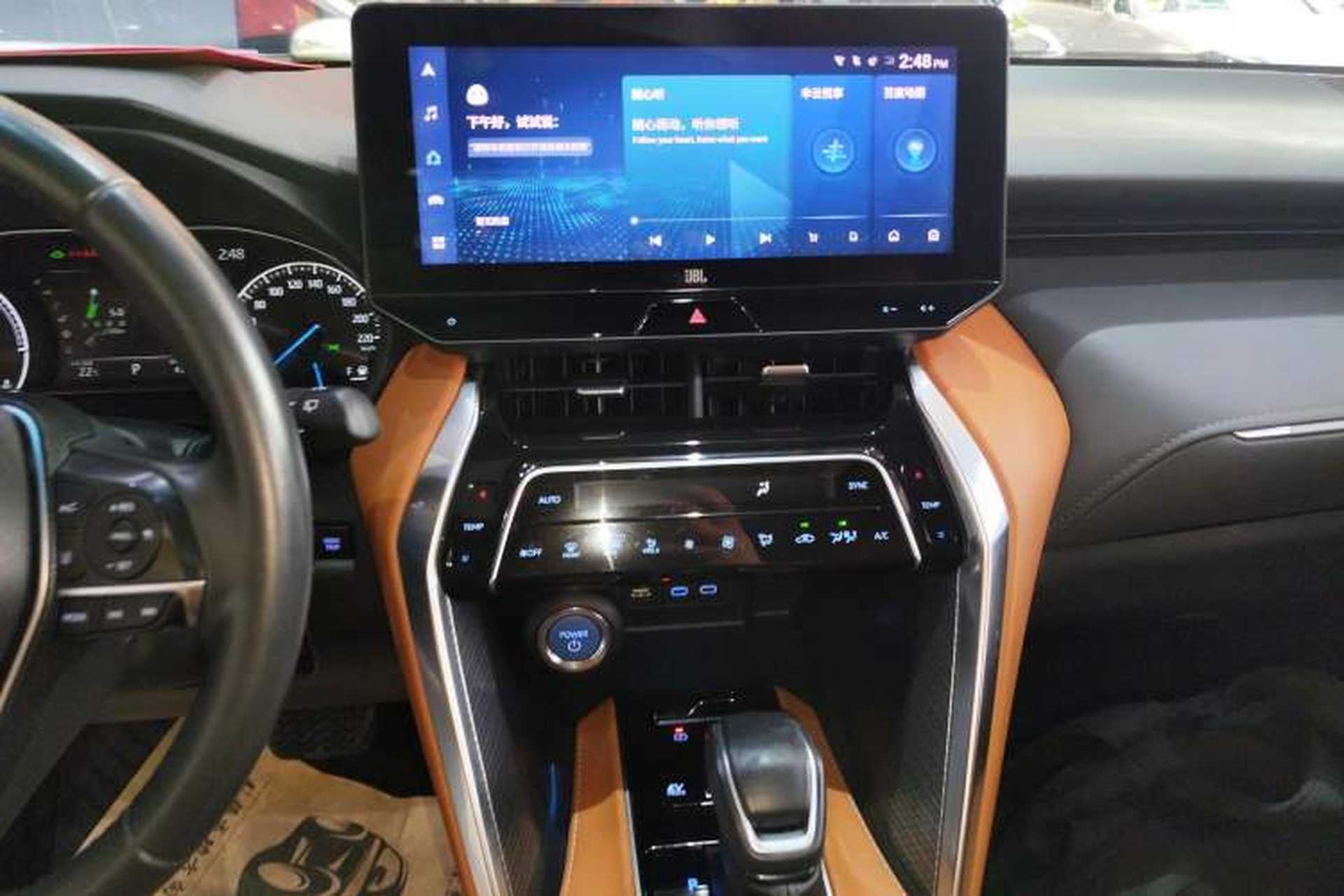 Used Toyota Venza 2022 Dual-Engine 2.5L CVT Two-Wheel Drive Prestige Edition Audio And AC Panel