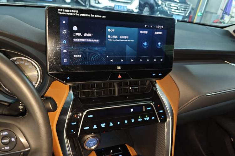Used Toyota Venza 2022 Dual-Engine 2.5L CVT Two-Wheel Drive Prestige Edition Audio And AC Panel