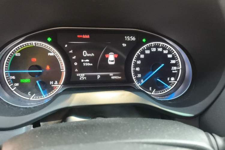 Used Toyota Venza 2022 Dual-Engine 2.5L CVT Two-Wheel Drive Luxury Edition Odometer Close Up