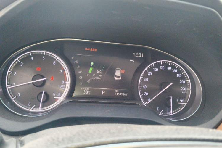 Used Toyota Venza 2022 2.0L CVT Two-Wheel Drive Prestige Edition Instrument Cluster