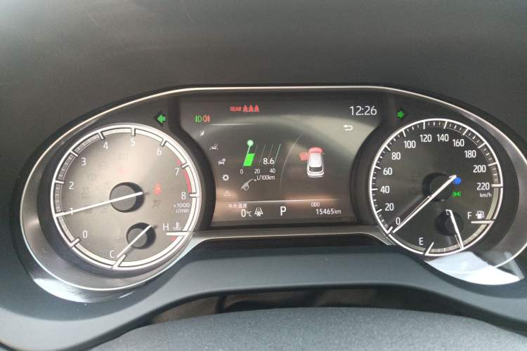Used Toyota Venza 2022 2.0L CVT Two-Wheel Drive Prestige Edition Instrument Cluster
