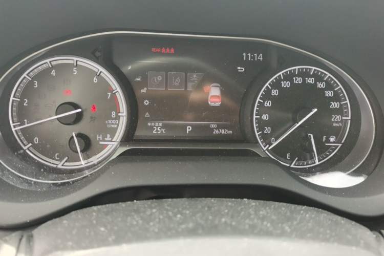 Used Toyota Venza 2022 2.0L CVT Two-Wheel Drive Luxury Edition Odometer Close Up