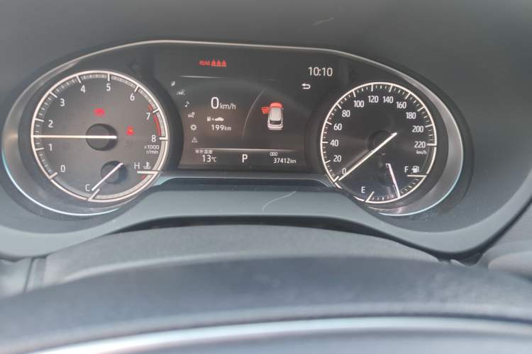 Used Toyota Venza 2022 2.0L CVT Two-Wheel Drive Prestige Edition Odometer Close Up