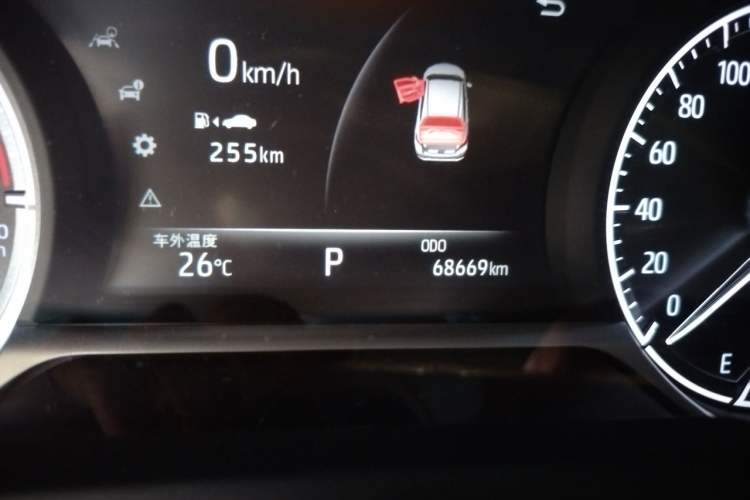 Used Toyota Venza 2022 2.0L CVT Two-Wheel Drive Luxury Edition Odometer Close Up