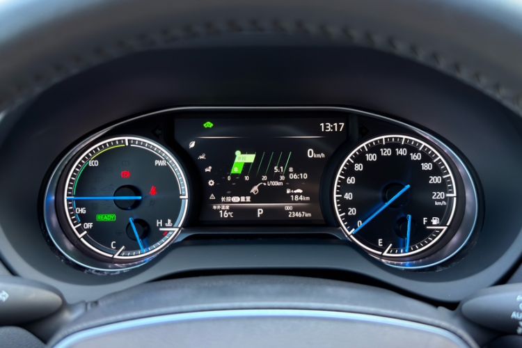 Used Toyota Venza 2022 Dual-Engine 2.5L CVT Two-Wheel Drive Luxury Edition Odometer Close Up
