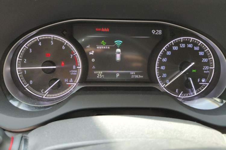 Used Toyota Venza 2022 2.0L CVT Two-Wheel Drive Luxury Edition Odometer Close Up
