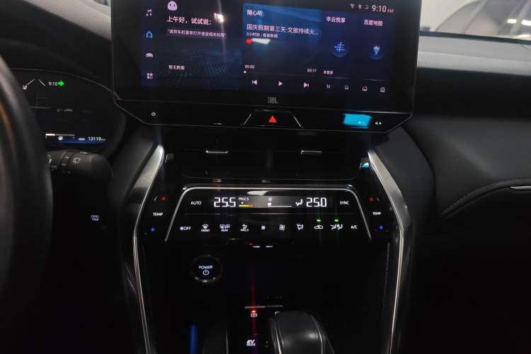 Used Toyota Venza 2023 2.5L Smart Electric Hybrid Dual-Drive Prestige Version Audio And AC Panel