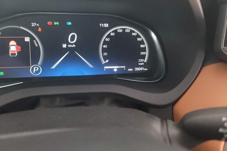 Used Toyota Venza 2023 2.5L Smart Electric Hybrid Dual-Drive Prestige Version Odometer Close Up