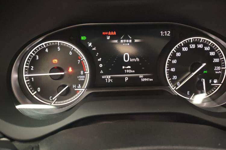 Used Toyota Venza 2023 2.0L CVT Two-Wheel Drive Luxury Edition Instrument Cluster