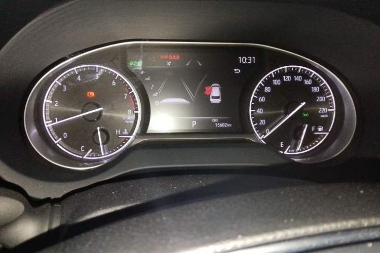 Used Toyota Venza 2023 2.0L CVT Two-Wheel Drive Luxury Edition Odometer Close Up