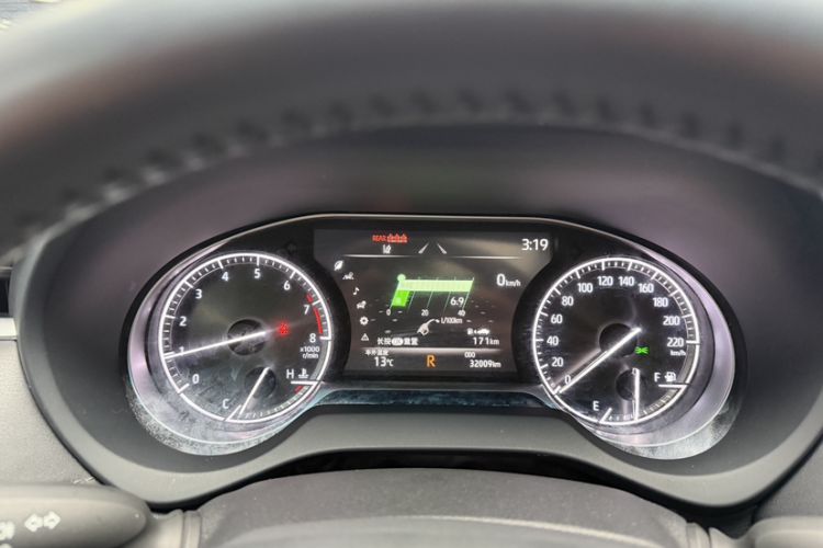 Used Toyota Venza 2023 2.0L CVT Two-Wheel Drive Luxury Edition Odometer Close Up