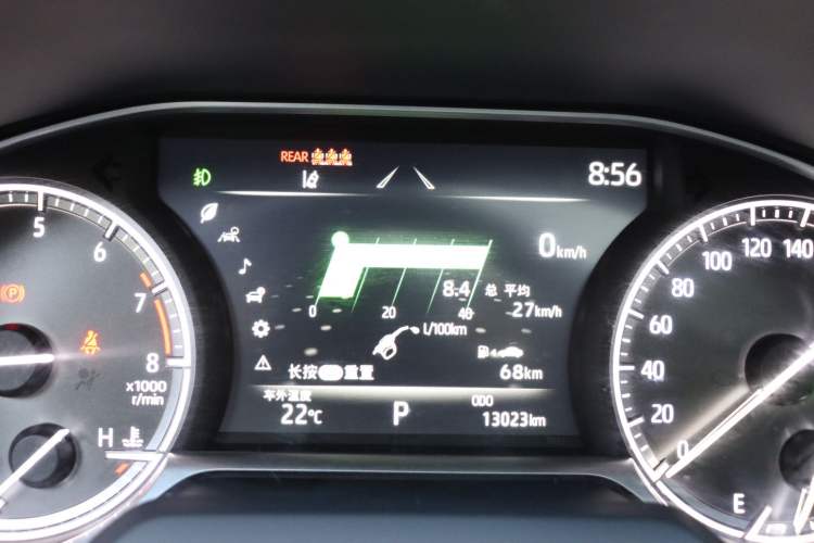 Used Toyota Venza 2023 2.0L CVT Two-Wheel Drive Luxury Edition Odometer Close Up