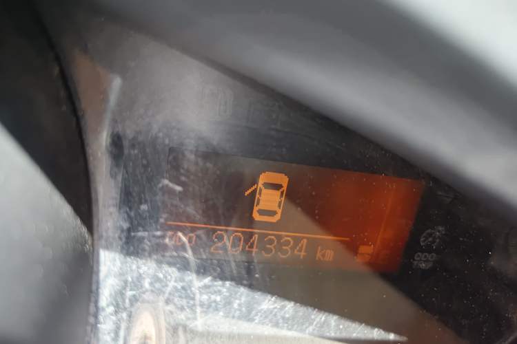 Used Toyota Verso 2011 180E CVT Elite Edition Odometer Close Up