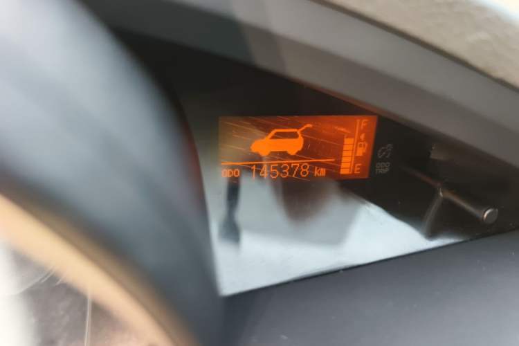 Used Toyota Verso 2011 180E CVT Elite Edition Odometer Close Up