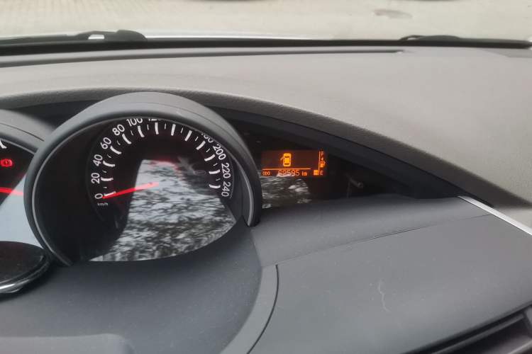 Used Toyota Verso 2011 180G CVT Comfort Edition Odometer Close Up