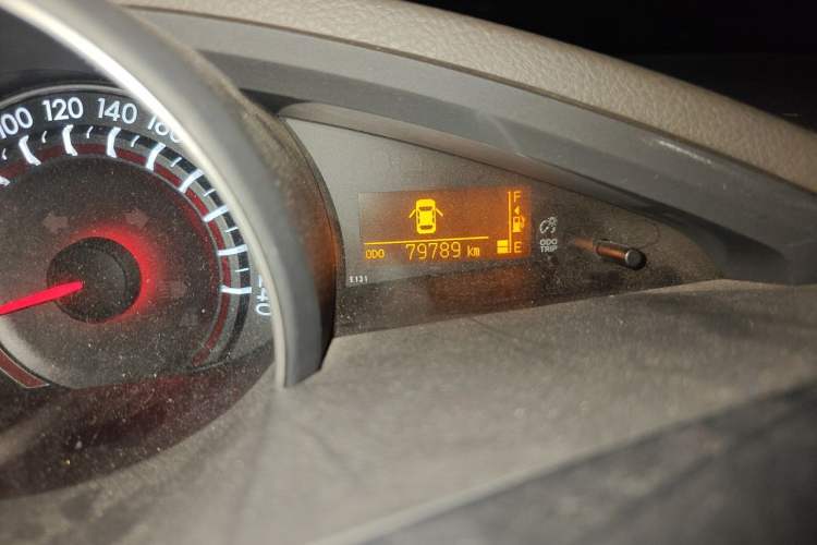 Used Toyota Verso 2011 180E CVT Elite Edition Odometer Close Up