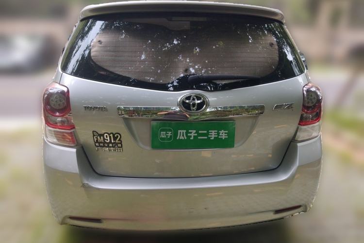 Used Toyota Verso 2012 180E Manual Elite Edition Rear